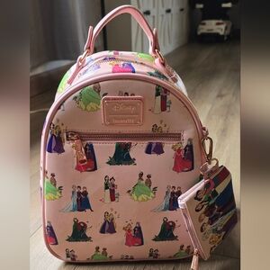 Disney Loungefly Princess & Mothers Mini Backpack